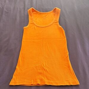 J. Crew Burnt Orange Ribbed Tank